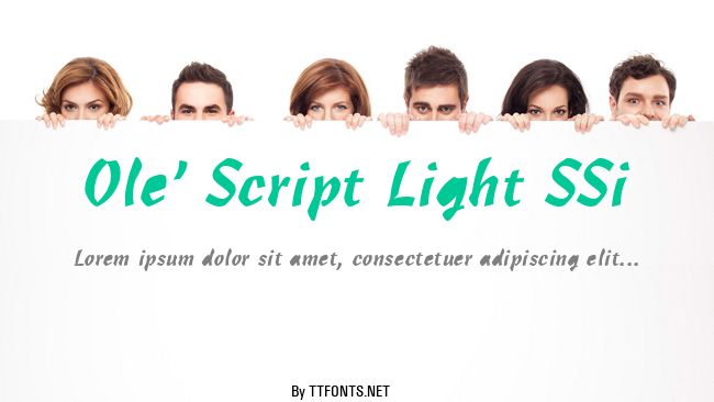 Ole' Script Light SSi example